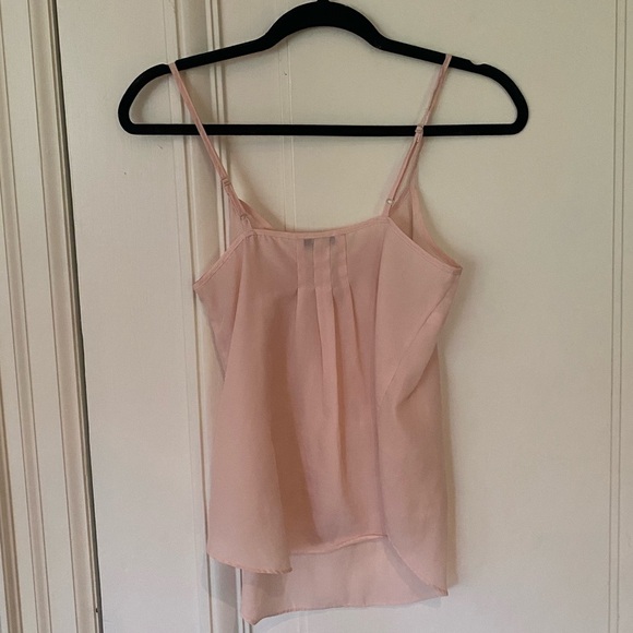 Aritzia Talula Sheer Material Waverly Top in Blush Pink - Picture 4 of 5